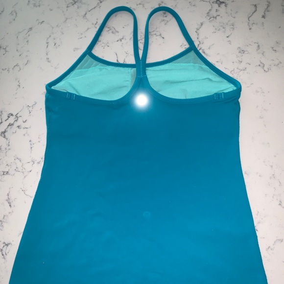 Lululemon | Power Y Tank in Teal Blue Green - Picture 1 of 2